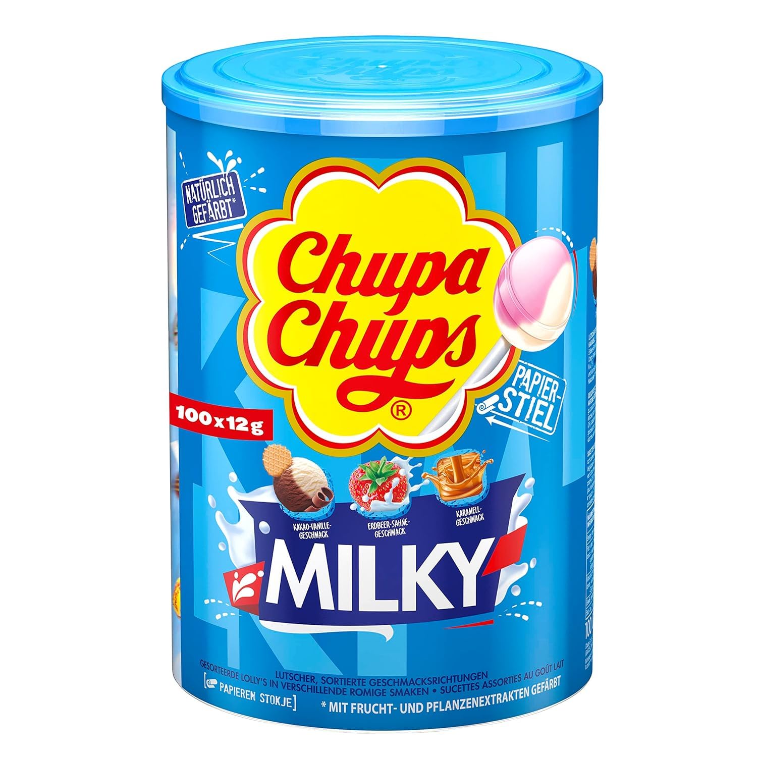 Chupa ChupsSchlemmerlutscher 100er Dose, 1er Pack (1 x 1.2 kg)