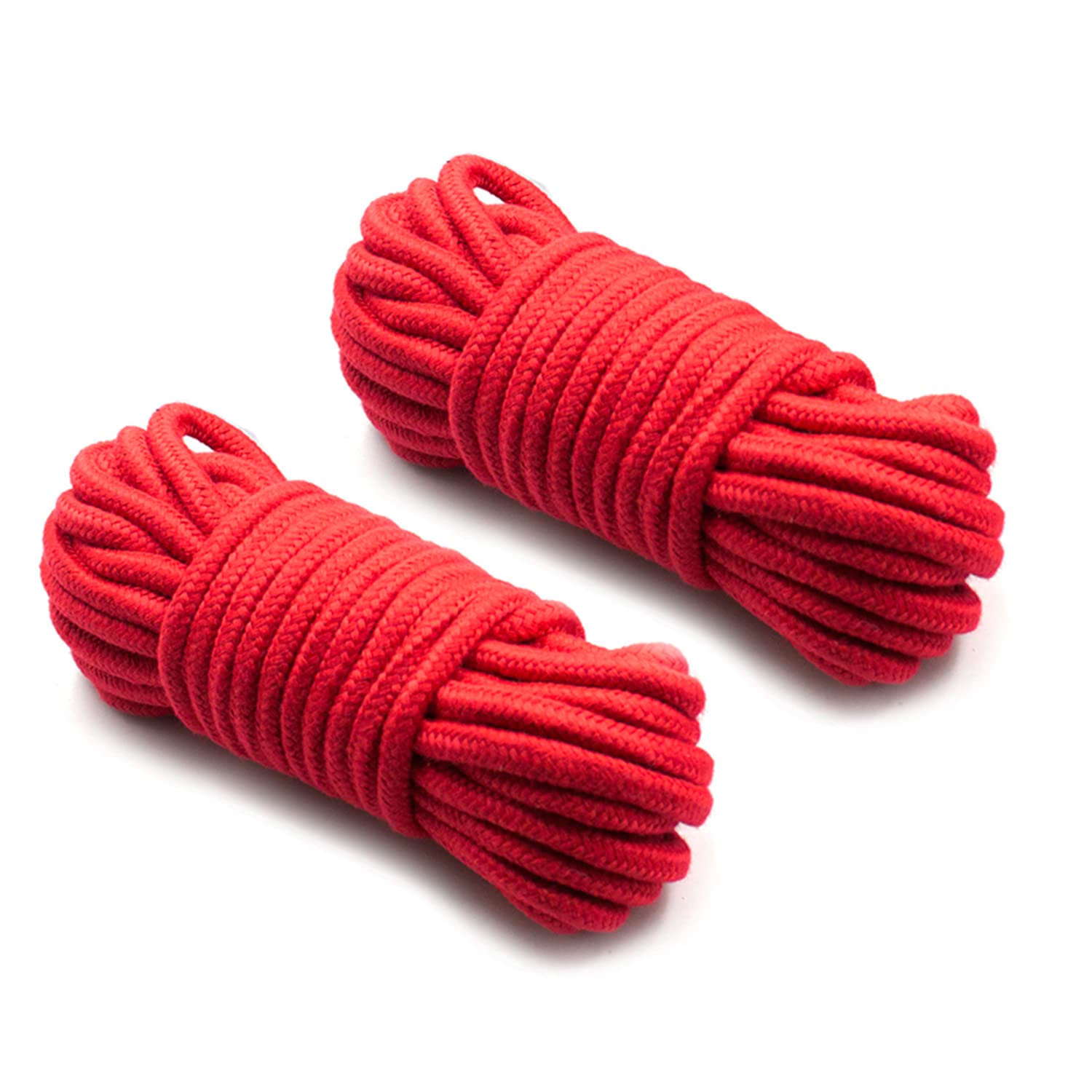 Cuerda de algodón rojo para decoración de interiores y macramé creativo