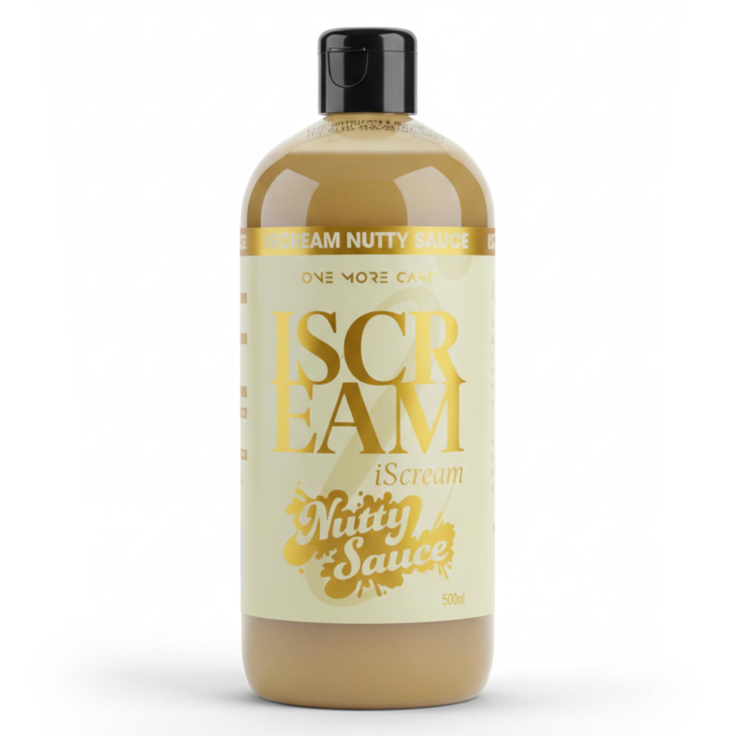 iScream Nutty Sauce 500ml - Tiger Nut Extract Liquid Food for Carp Fishing, PVA Friendly Attractor for Boilies, Pellets, Spod Mix & Groundbait