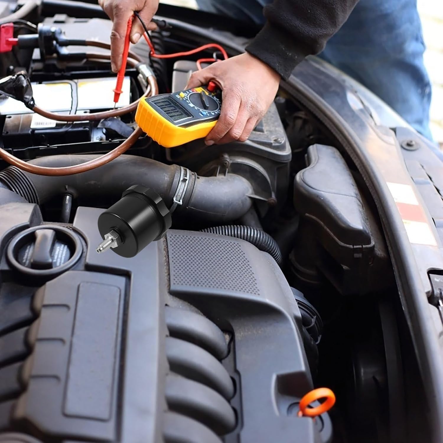 Oil Tank Black Tank for Car Brake Fluid Reservoir Replacement for Car Supplies