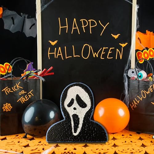 Miniatura 6 de Molde de silicona para Halloween, molde de freshie de fantasmas gritos para cuentas aromáticas, kit de freshies de automóvil, suministros para