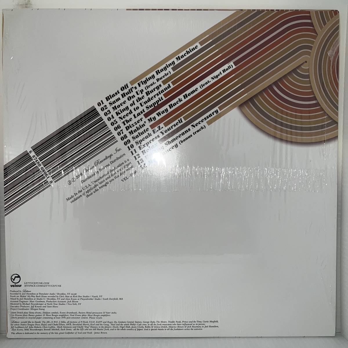 Amazon.co.jp: 新録 Funk LP - Lettuce - Rage! - Velour Recordings 