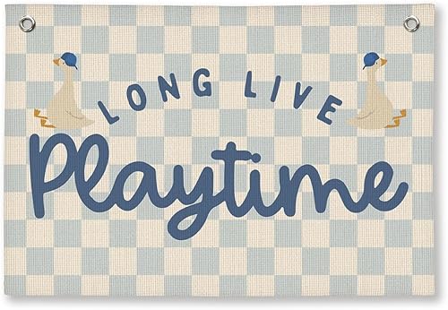 Miniatura 12 de Decoración de pared para sala de juegos, decoración de sala de juegos para niños, pancarta colgante de lino, decoración de pared de sala de juegos