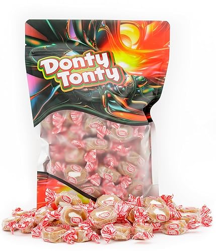 Miniatura 2 de GOETZE'S CARAMEL CREAMS Candy 1 lb  Bolsa a granel, caramelo suave masticable, sabor vainilla, centro de crema decadente, envuelto individualmente