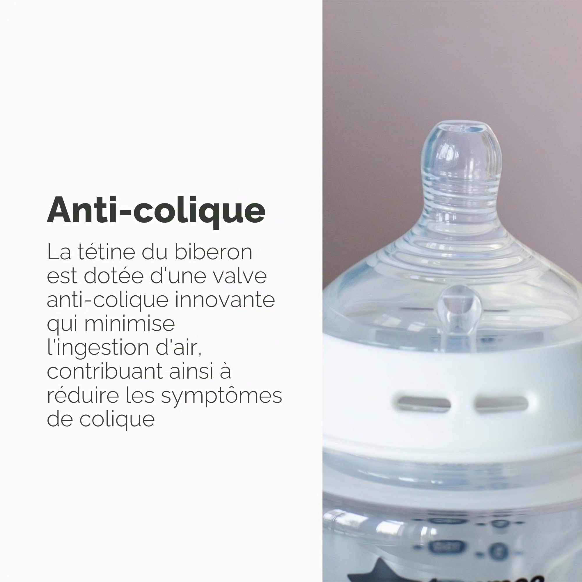 Tommee Tippee Natural Start Lot de 4 biberons de 340 ml avec tétine à débit lent pour un loquet naturel, auto-stérilisant et sans BPA