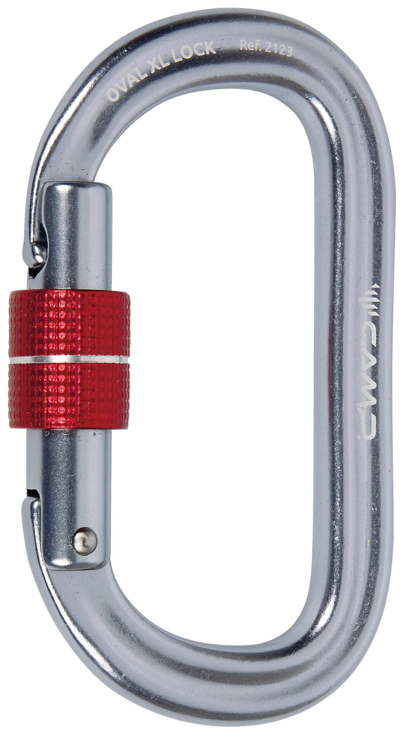 CAMP Oval XL Lock - Polished/Red -