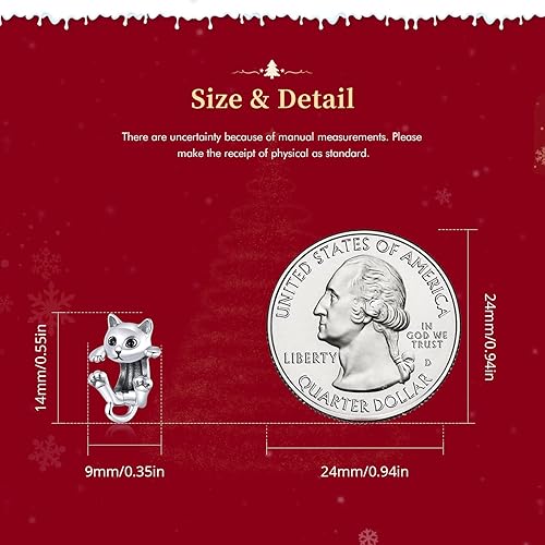 Miniatura 4 de VOROCO Dije de mariposa y libélula y gato para pulsera, colección de animales, cuentas y dijes para mujeres y niñas, dije de plata de ley 925 y