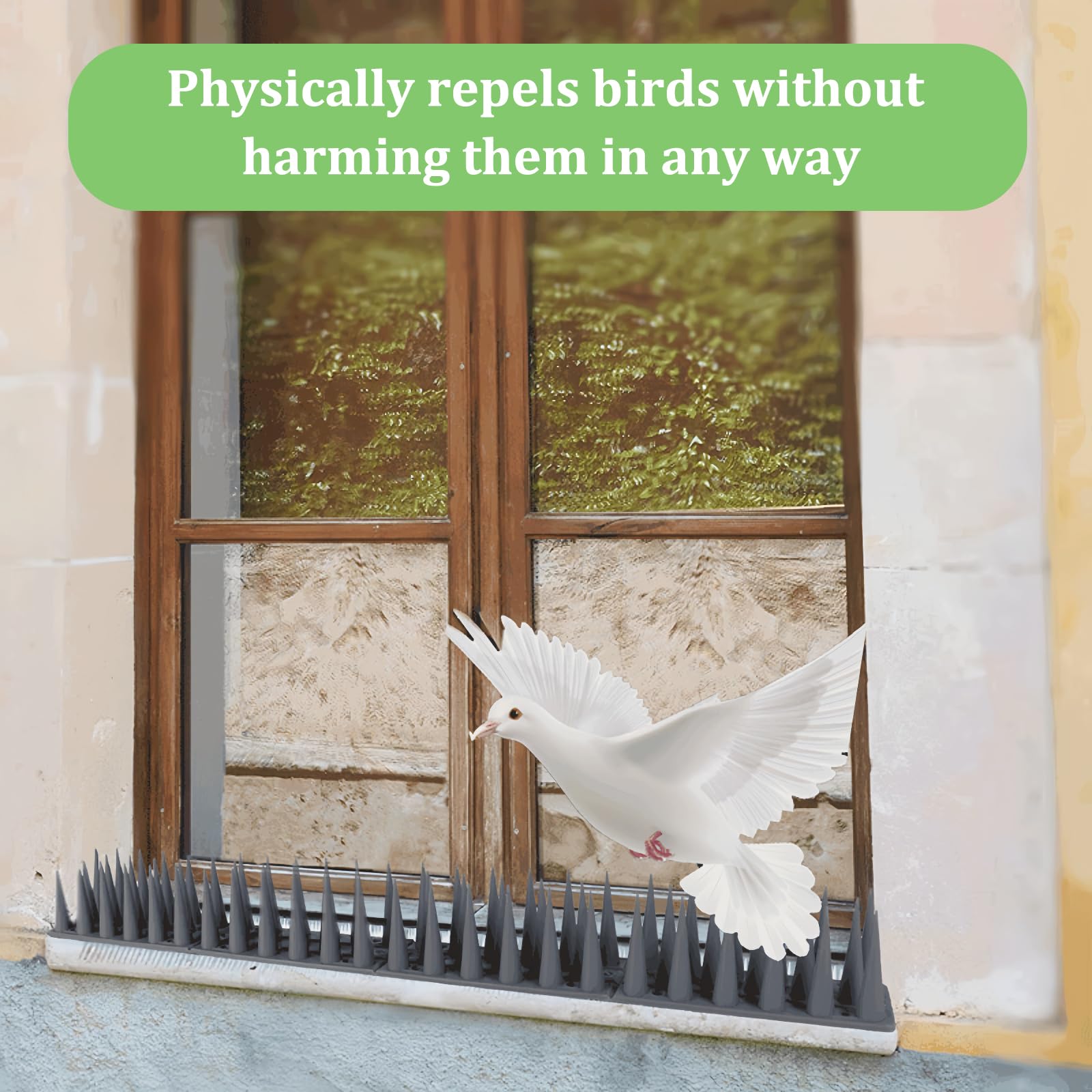 MxSplorion Bird Spikes, Pigeon Spikes for Pigeon Deterrent to Keep Bird or Animals Away - Image 3