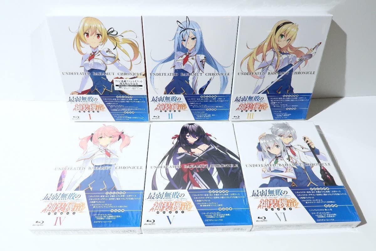 Amazon.co.jp: 最弱無敗の神装機竜 バハムート Blu-ray 初回限定版 全6 