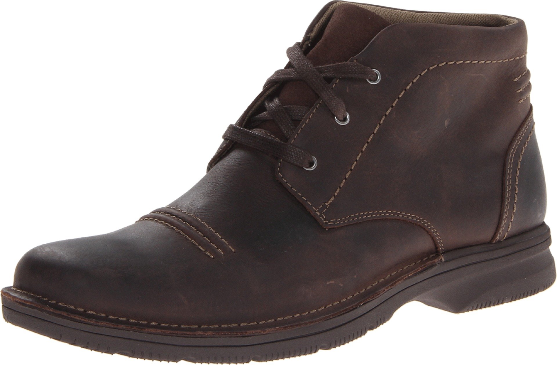 Clarks Men's Senner Drive Chocolate Nubuck Boot 11.5 D - Medium