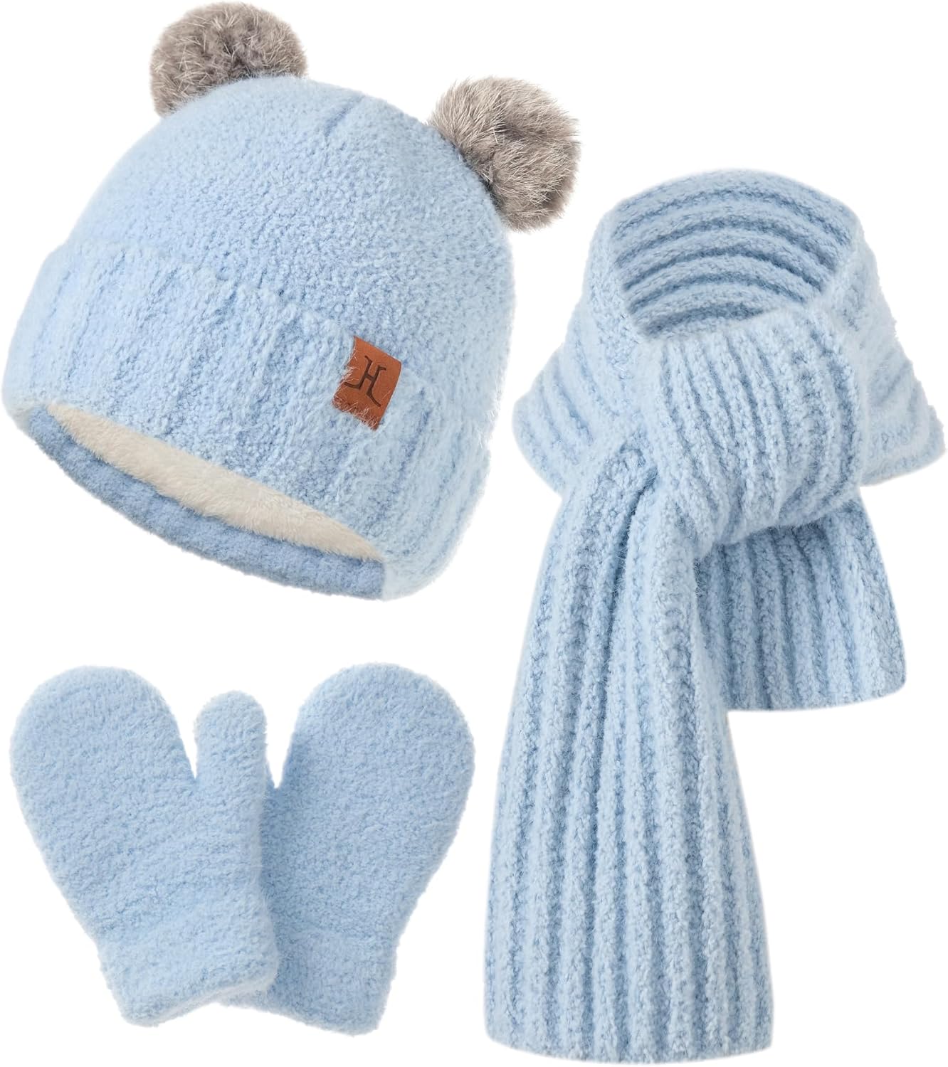 Kids Hat Scarf Gloves Set Girl Ages 3-5 4-6, Toddler Winter Fleece Lined Beanie Hats Mittens 2t Boys Baby 6-12 9 12-18 Months Kids Hat Scarf Gloves Set Girl Ages 3-5 4-6, Toddler Winter Fleece Lined Beanie Hats Mittens 2t Boys Baby 6-12 9 12-18 Months