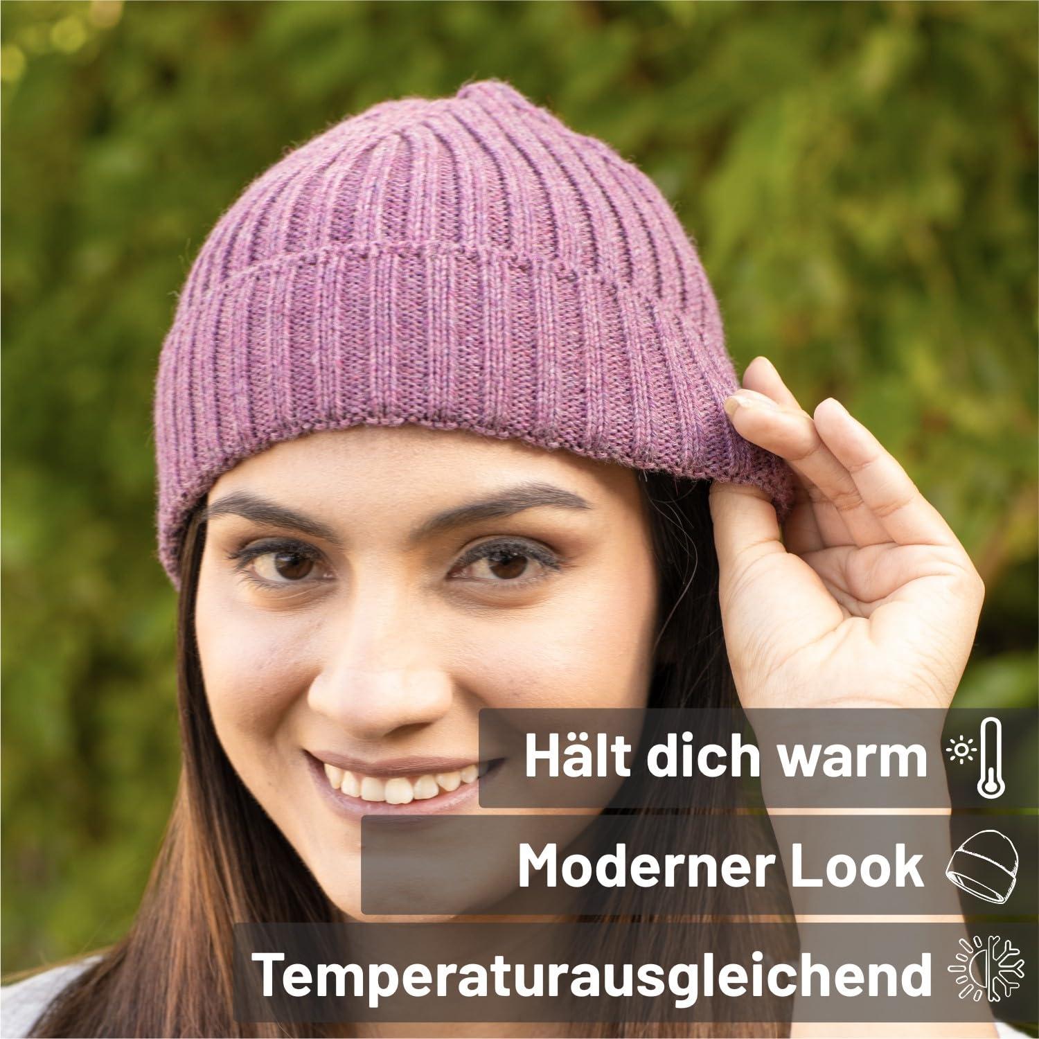 HANSA-FARM miękka damska i męska czapka w 100% z wełny alpaki, w ponad 14 kolorach - wysokiej jakości zimowa czapka z dzianiny / czapka wełniana Beanie, Beige - NFA02, jeden rozmiar