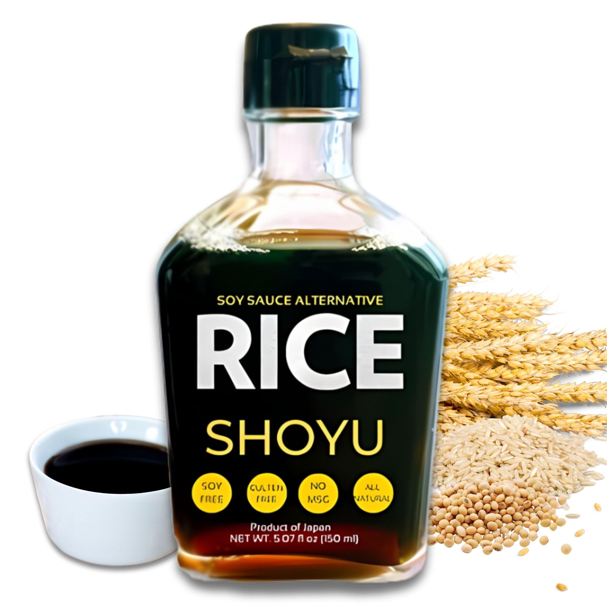 Rice Shoyu, Soy Sauce Alternative 5.07oz (150 ml)