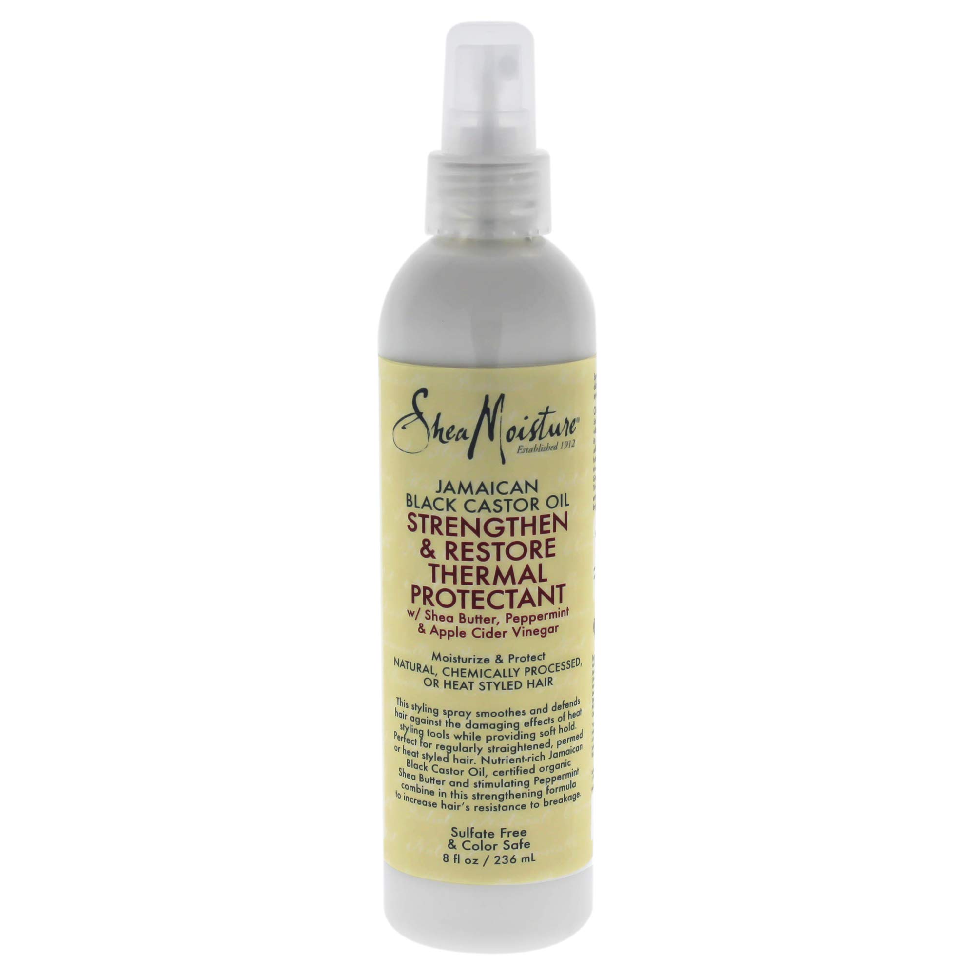 Shea Moisture Jamaican Black Castor Oil Strengthen & Grow Thermal Protectant, 8 Oz