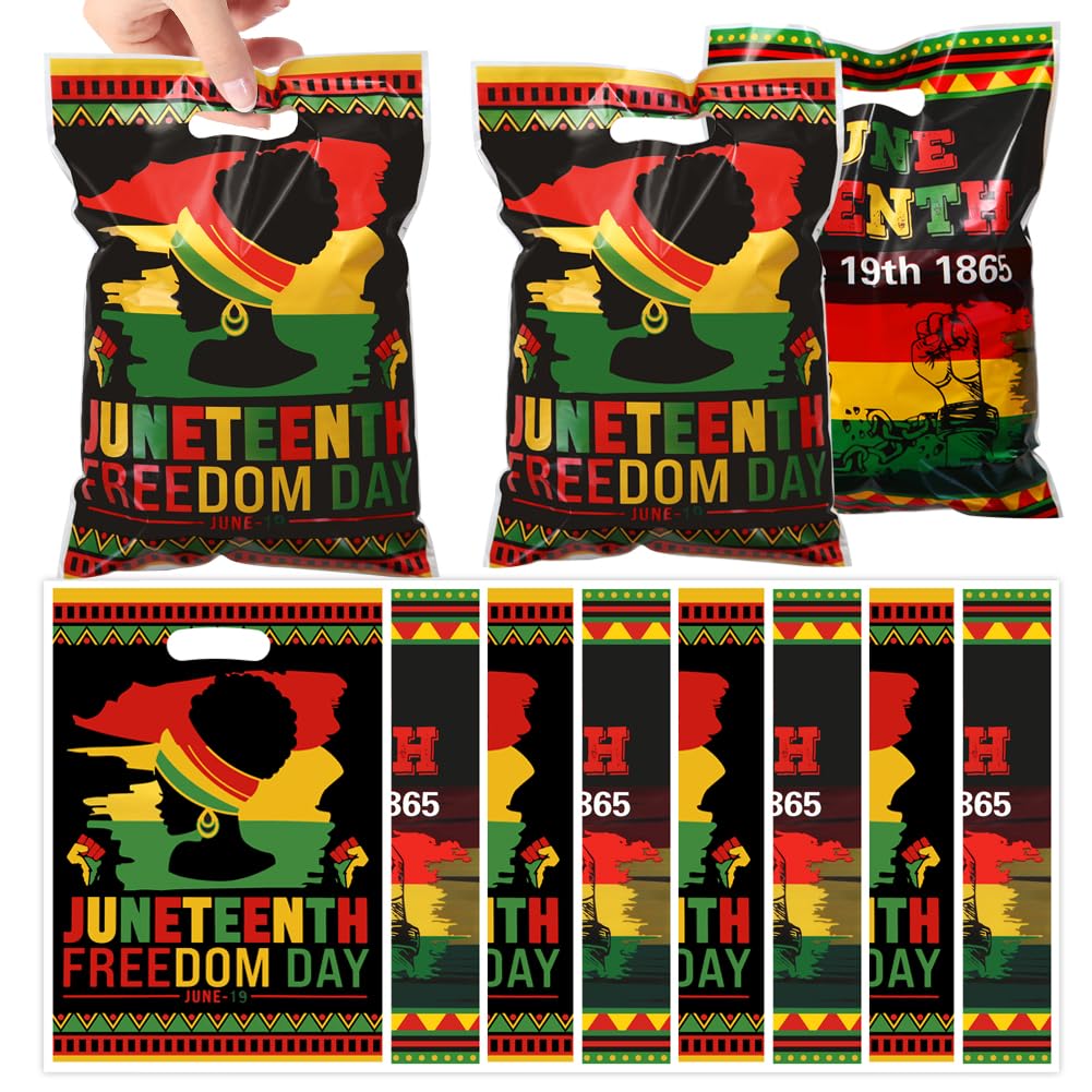 JarThenaAMCS Happy Juneteenth Party Favor Bag 1865 June