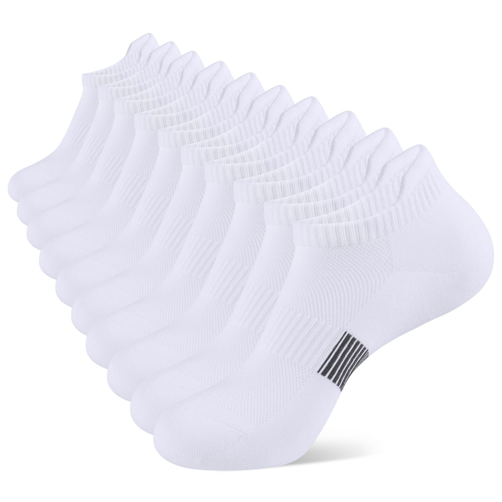 YOJOOM Sneaker Socken Damen 5 Paar Premium Baumwollsocken Kurze Socken Atmungsaktive Running Sportsocken Laufsocken