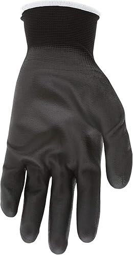Miniatura 3 de MCR Safety 9669L NXG Guantes de trabajo calibre 13, nailon negro, poliuretano (PU), 1 par