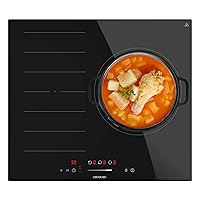 Cecotec Piano cottura a induzione 1 Zona e 1 Zona Flex Bolero Squad 3001 Flex. 6600W