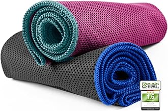 NirvanaShape 1x Kühlendes Handtuch - Mikrofaser Kühltuch als Sporthandtuch für Fitness, Yoga, Sport, Golf - Ice Towel Handtuch mit Kühlfunktion
