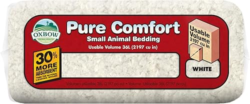 Miniatura 8 de Oxbow Pure Comfort - Ropa de cama para animales pequeños, absorbente de olores y humedad, para caja de arena de conejo, ropa de cama de bajo polvo