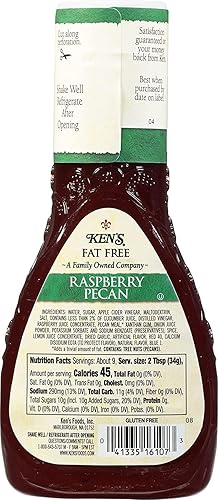 Miniatura 3 de Ken's Steak House Variety, 1 aderezo Ken's Steak House sin grasa de nuez de frambuesa, 9 onzas, 1 salsa de barbacoa Sweet Baby Rays, miel, 18 onzas,