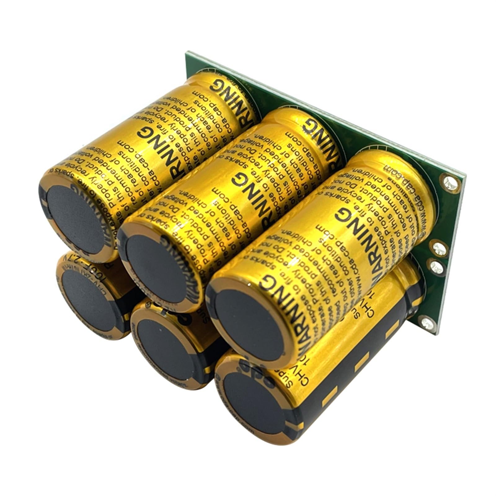 16V16.6F Supercapacitor Automotive Rectifier Module - 2.7V100F Ultracapacitor Backup Power Supply, Double-Row