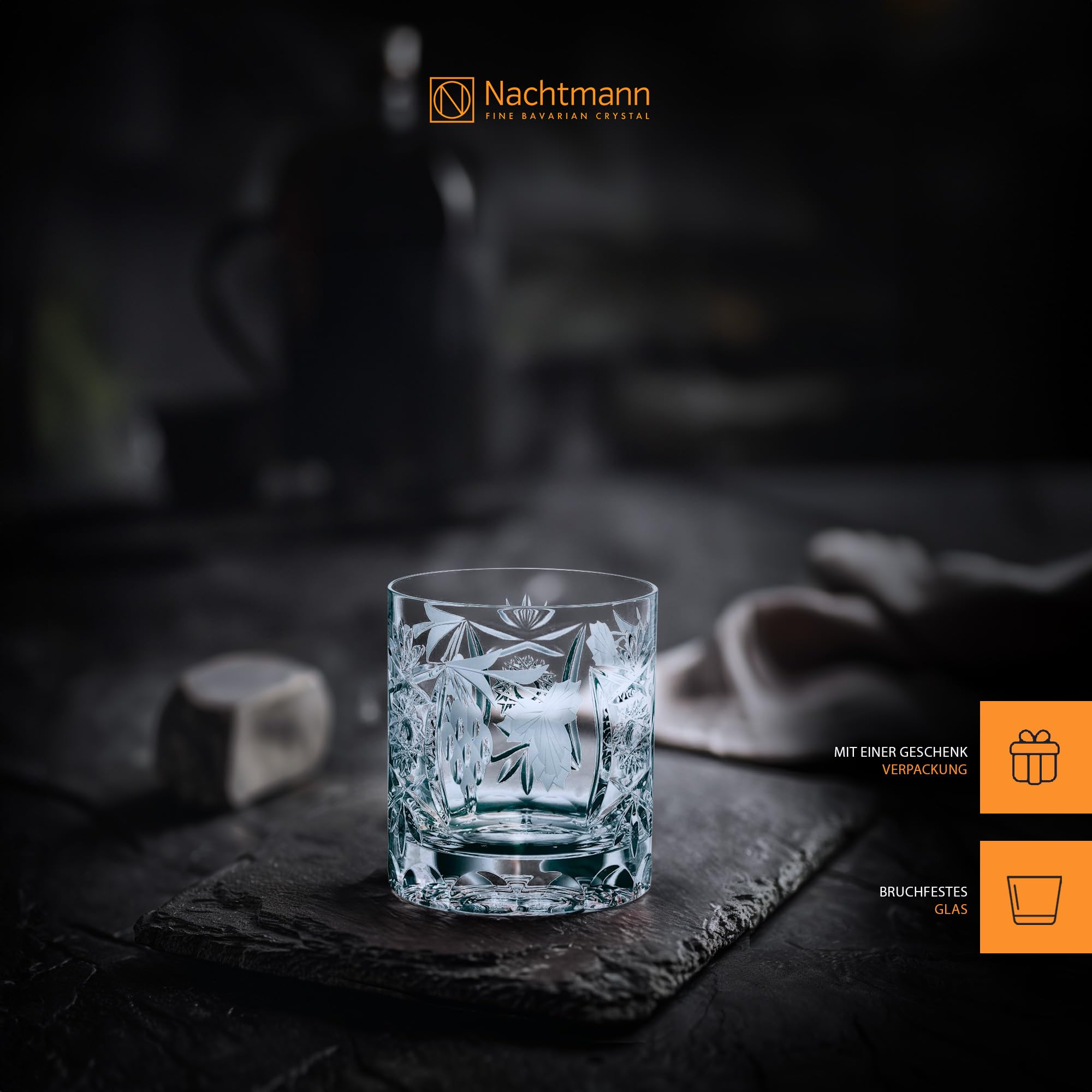 Spiegelau & Nachtmann, Copas de Vino y decantador Serie, Uvas, Whisky | Vaso para whisky