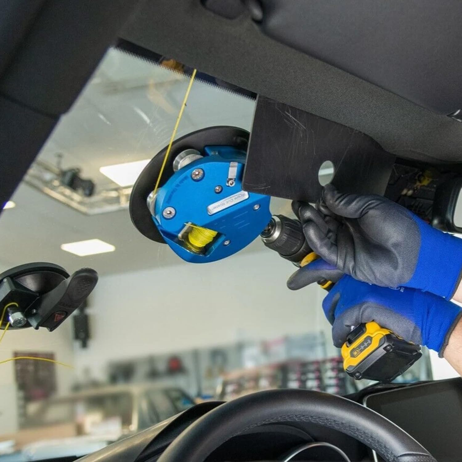 SCS-5510S Single Cut System 5.0 Special Edition 2026 - Autoglas-Scheibenaustrennsystem im Koffer für geklebte Windschutz-, Heck- und Seitenscheiben, Ausglaswerkzeug-Komplettset