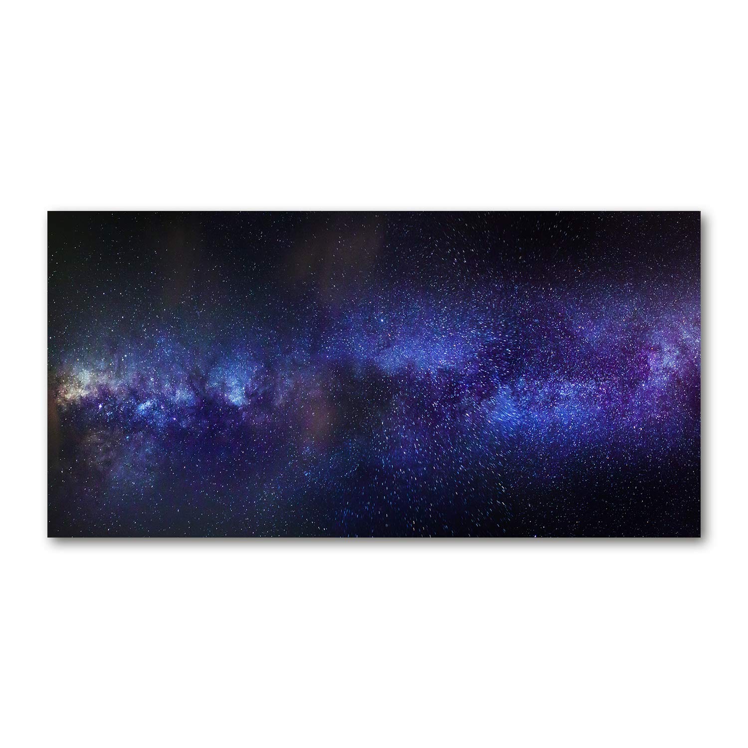 Tableau verre acrylique incassable Voie Lactée 120x60 déco murale sans risque