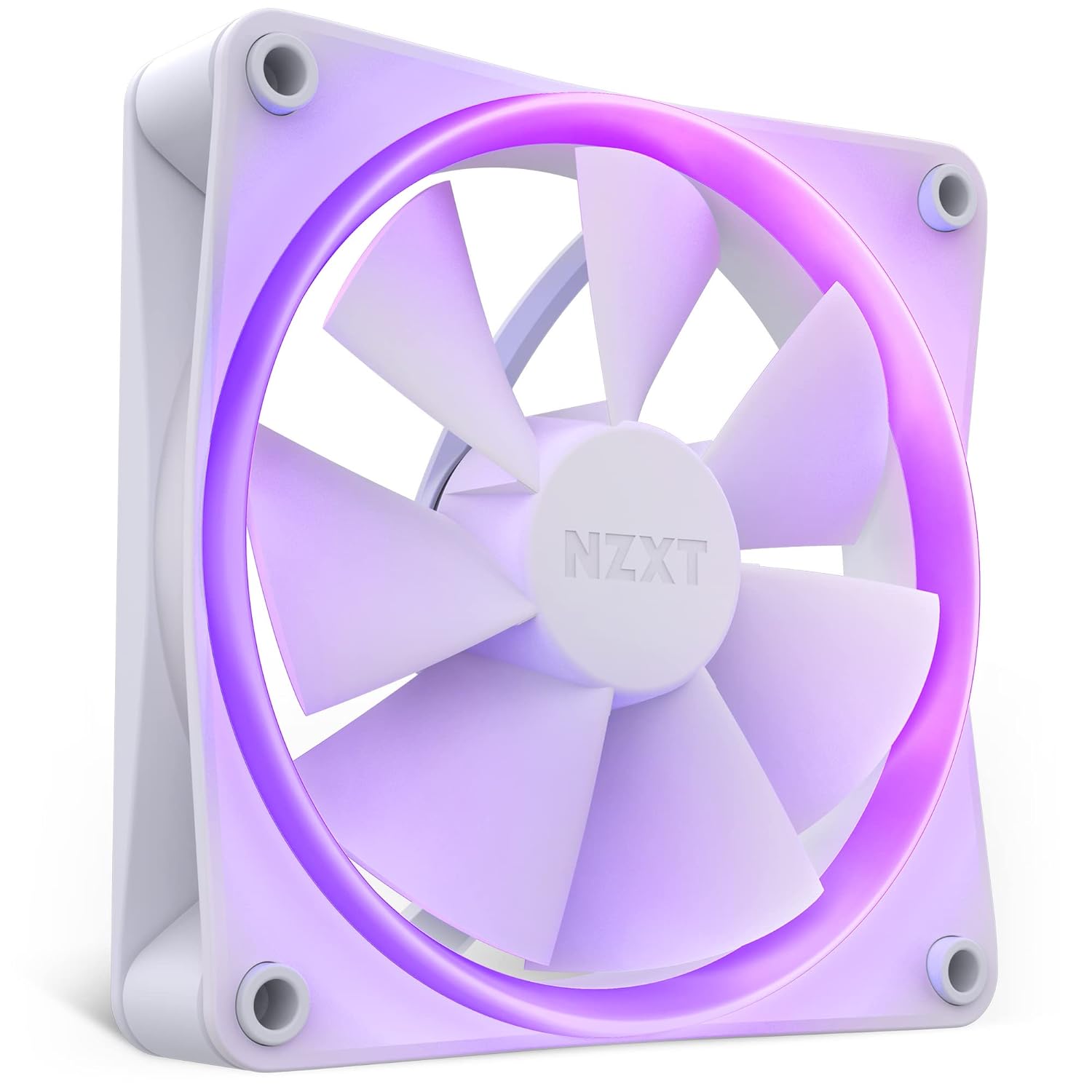 NZXT AER F120 RGB White - High Performance Airflow Fans - Single