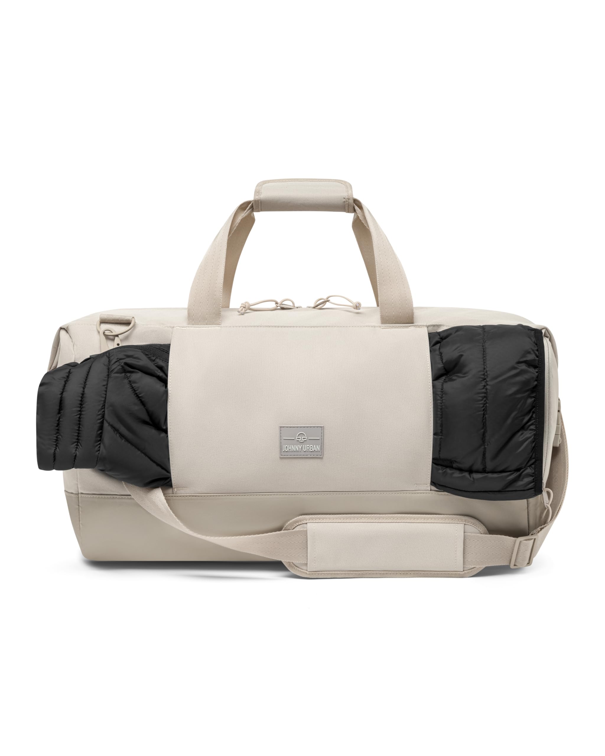 Johnny Urban Borsa da Viaggio Uomo Donna Beige - Milan - Borsa Palestra per Sport, Piscina, Padel, Calcio - Duffel Bag per Scarpe da Viaggio - 35L - Tracolla Regolabile - Idrorepellente