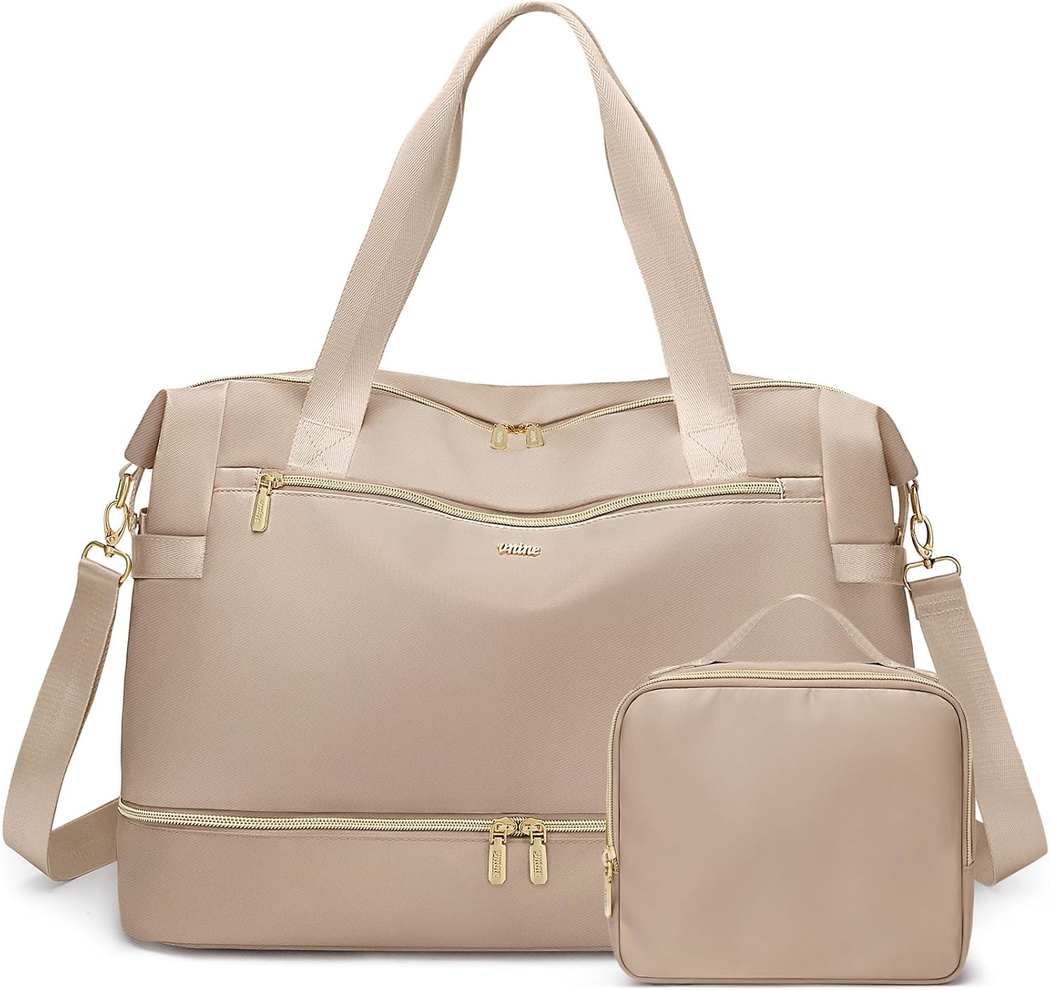 VNINE Travel Duffel Bags for Women Weekender Bags with Shoe Compartment Carry on Overnight Bags with Toiletry Bag Gym Bag with Wet Pocket Personal Item Travel Bag for Labor Delivery