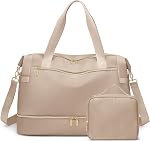 VNINE Travel Duffel Bags for Women Weekender Bags with Shoe Compartment Carry on Overnight Bag with Toiletry Bag Gym Bag with Wet Pocket Personal Item Travel Bag for Labor Delivery