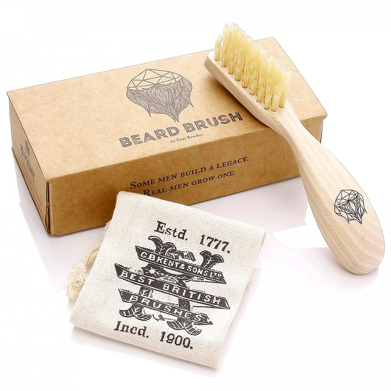 Kent BRD2 Boar Bristle Beard Brush