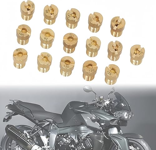 Miniatura 7 de labwork 16 piezas de carburador principal de repuesto para OKO CVK 90 92 95 98 100 105 108 110 115 120 125 130 135 140 145 150