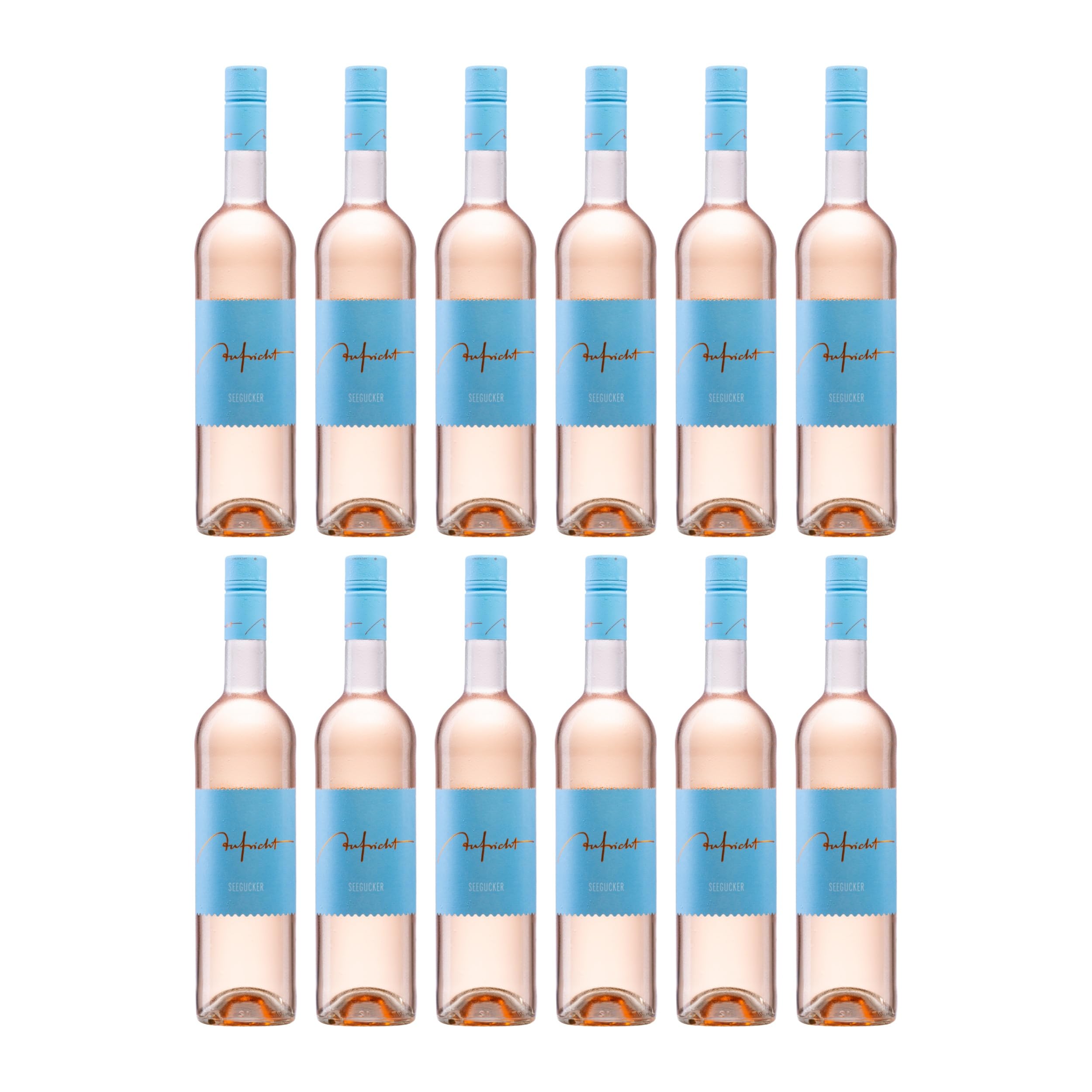 Weingut Aufricht Seegucker Rosé Roséwein Trocken Deutschland inkl. FeinWert E-Book (12 x 0.75 l)
