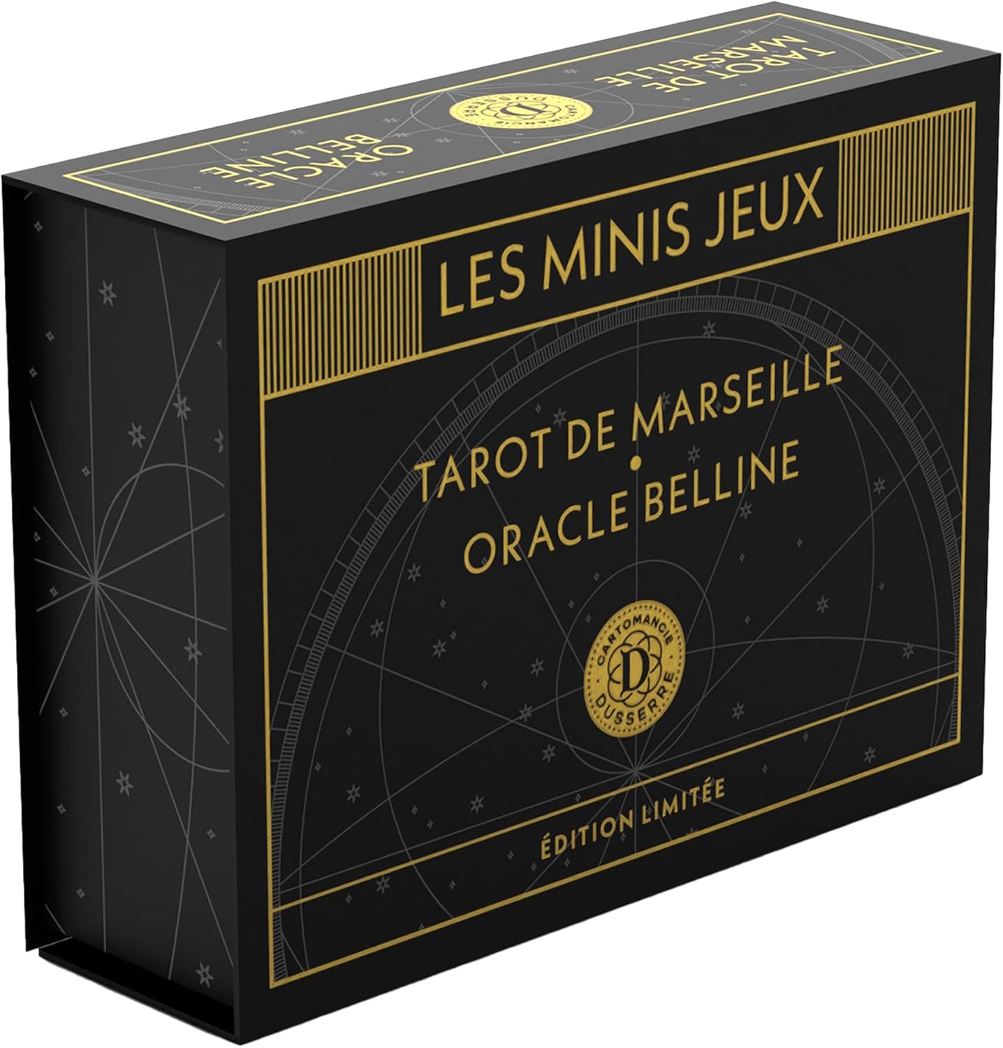 Dusserre - Marseille Tarot Mini Games & Oracle Belline | Cartomancy Collector's Box | Limited Edition | Oracle and Divination Tarot | Hard Box