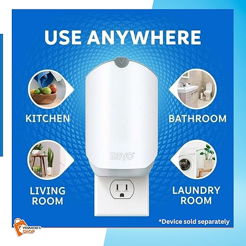 Miniatura 5 de ZEVO - Cartuchos de repuesto  El dispositivo se vende por separado, blanco, cartuchos de repuesto para trampa de insectos voladores ZEVO + (1)