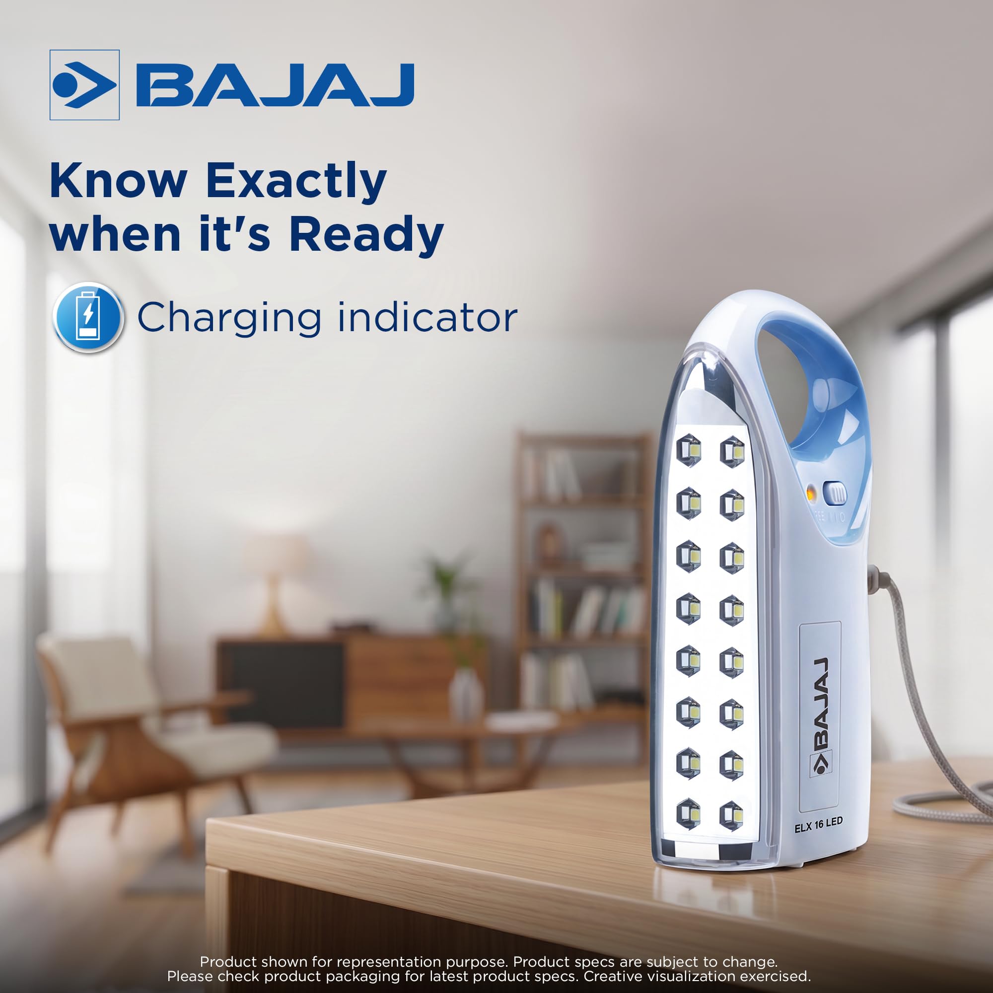 Bajaj ELX 16 LED Red Emergency Light - Buy Now -5