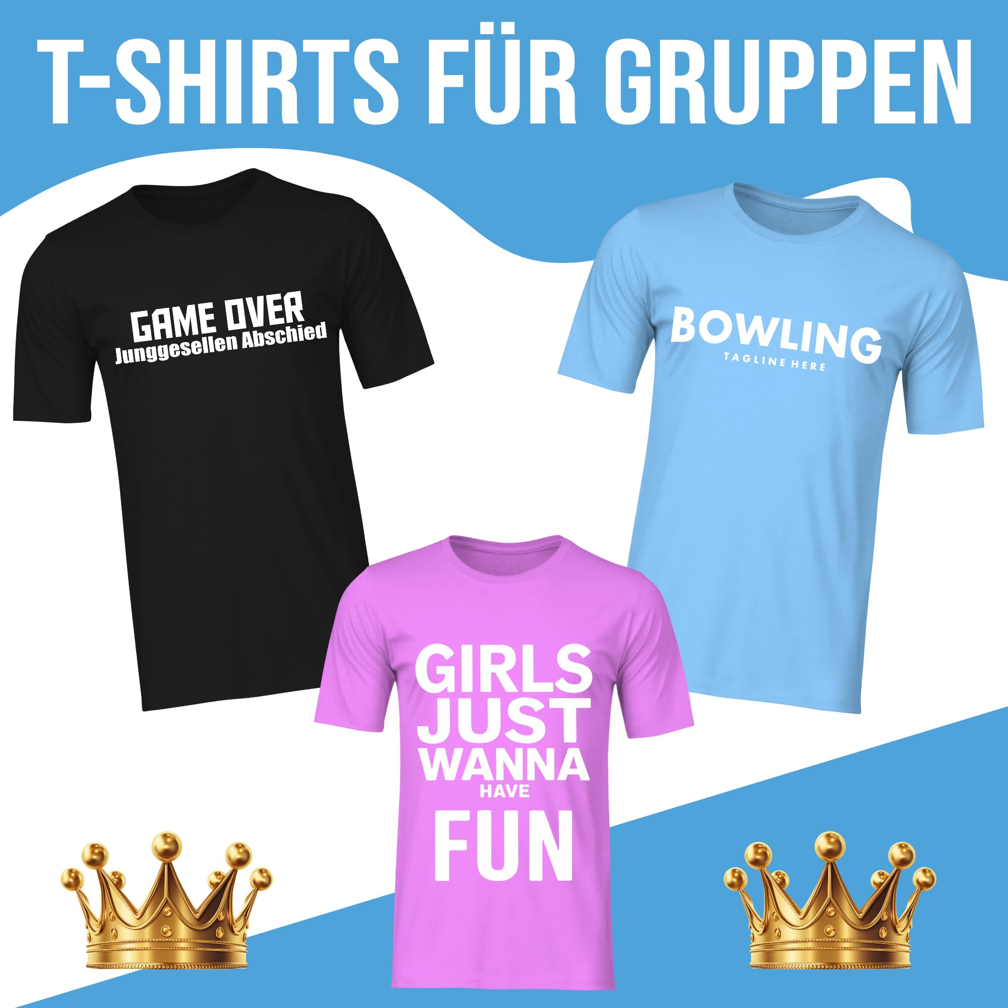 T-Shirt Bedrucken Lassen mit Foto + Text Personalisiertes Geschenk für Herren + Damen Tshirt selber gestalten Unisex T Shirt