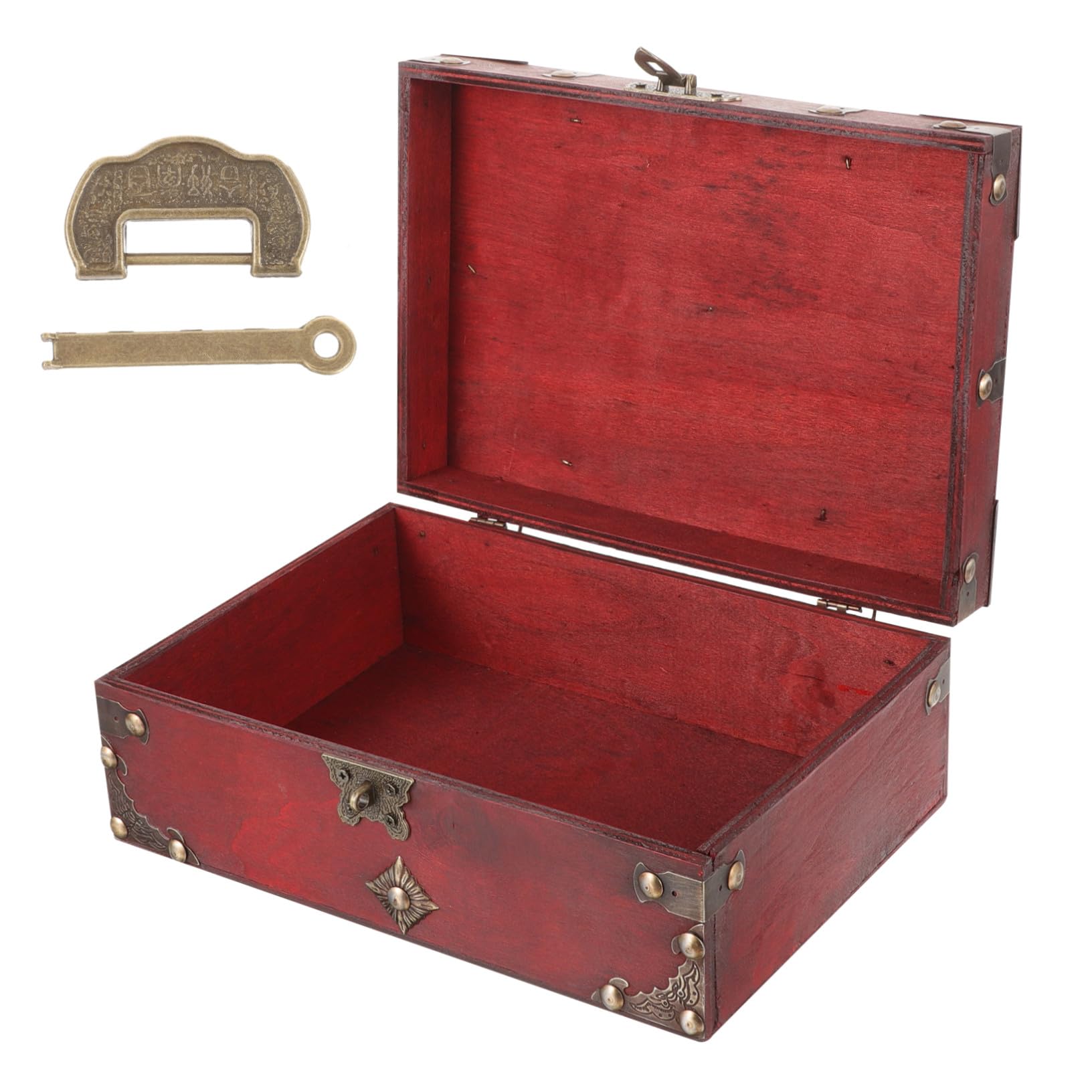 Boîte de rangement en bois et coffret à bijoux de table Beaupretty