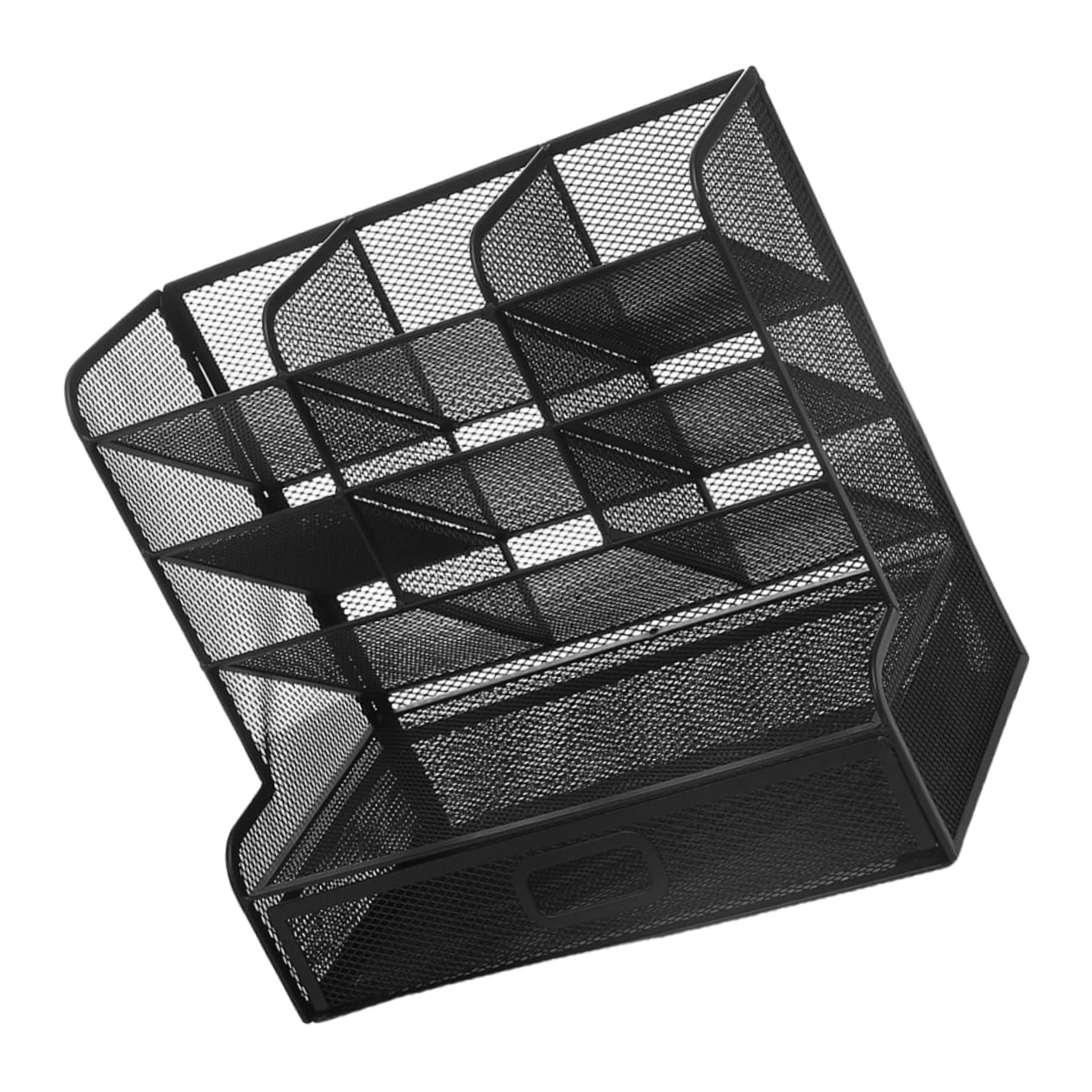 Mehrschichtiger Schreibtisch-organizer Aus Metallgeflecht Für Künstlerbedarf Bleistifte Kugelschreiber Und Schreibwaren