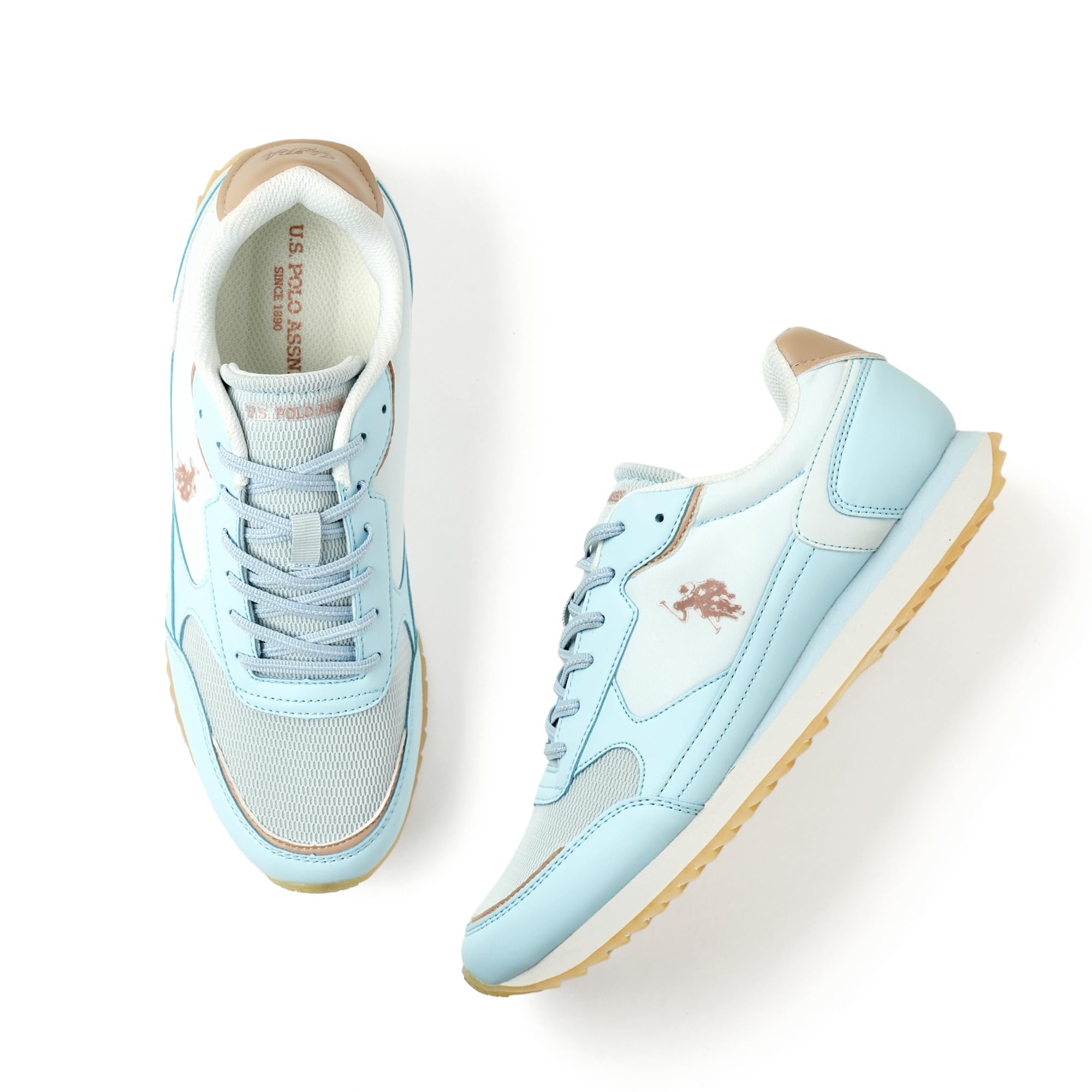 U.S. Polo Assn. Alora Women Blue Joggers sneakar -(UK6)(US7)(1FD23638B01) (B0CP3THKX4) Amazon Price History, Amazon Price Tracker