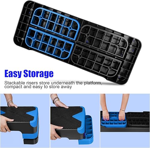 Miniatura 4 de Entrenador de plataforma escalonado aeróbico de entrenamiento de ejercicio ajustable