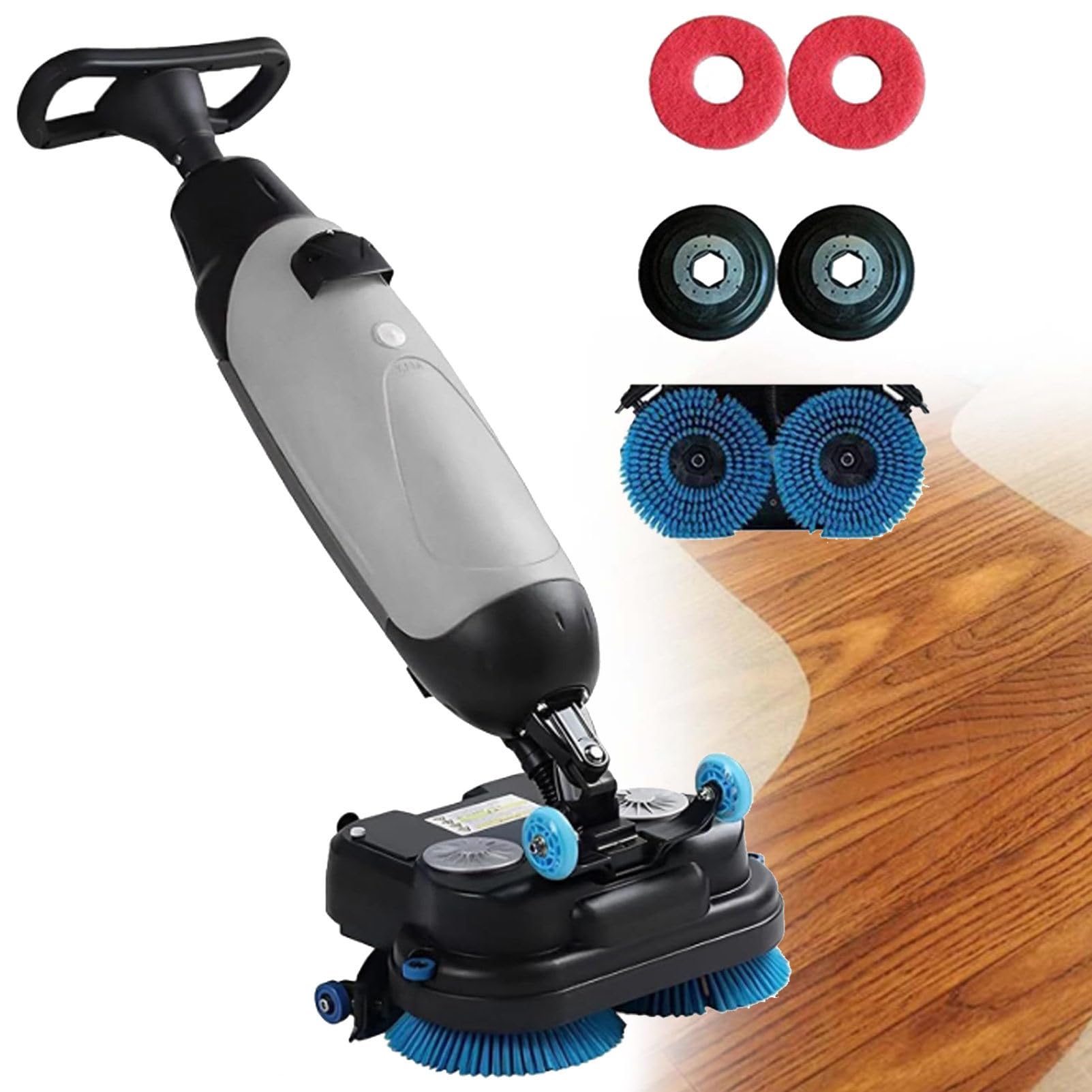 Lavapavimenti senza fili, larghezza 43 cm, ideale per pavimenti piastrellati di casa, bagno e ufficio.