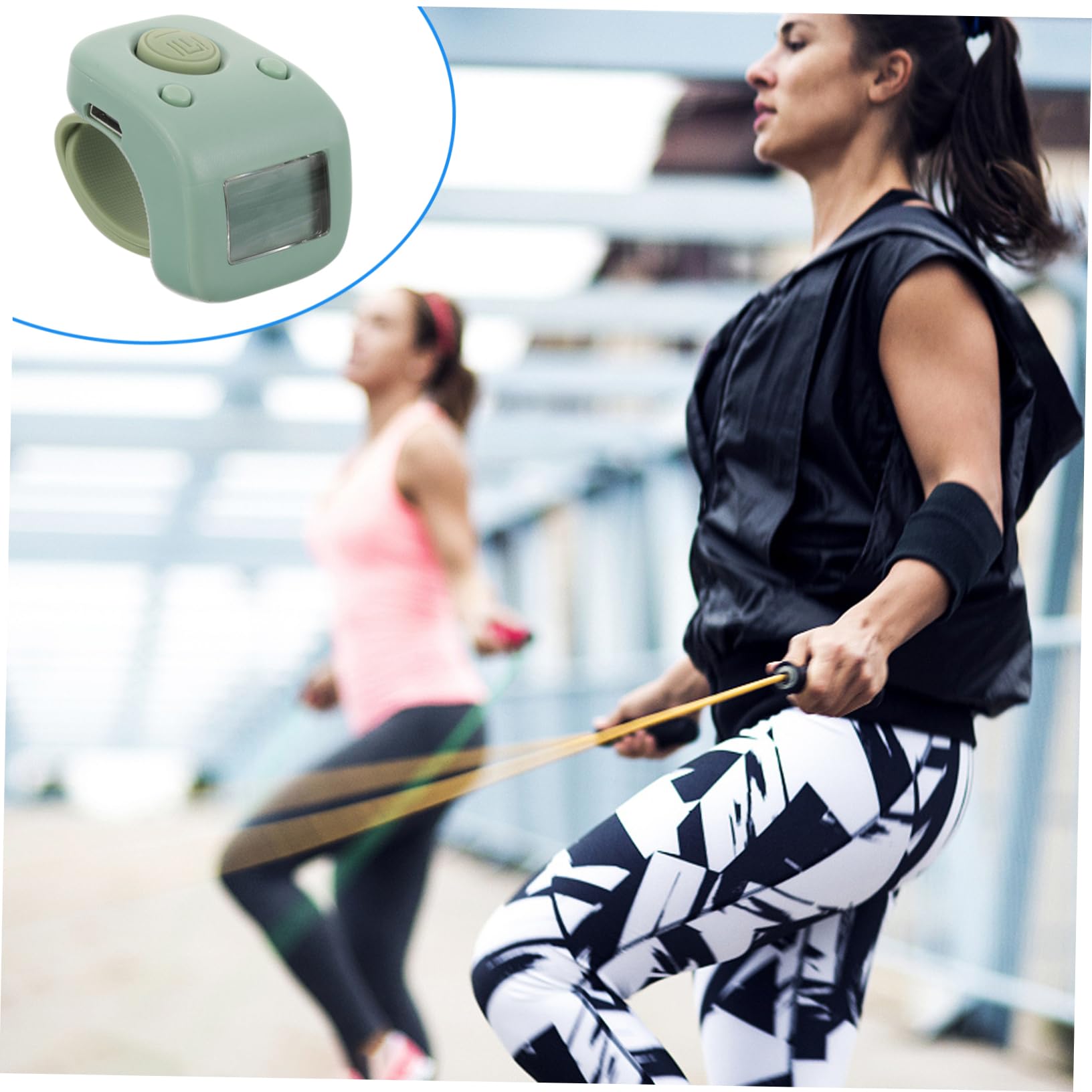 JOINPAYA Silent Finger Counter Ring Digital Hand Counter Rechargeable Battery for Knitting