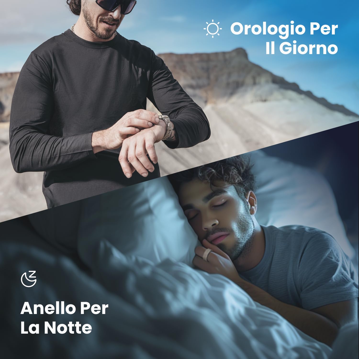 Amazfit Helio Ring Balance Smart Watch, NFC, AI Fitness Coach Tracker del sonno e della salute con misurazione della composizione corporea, Display AMOLED da 1,5"