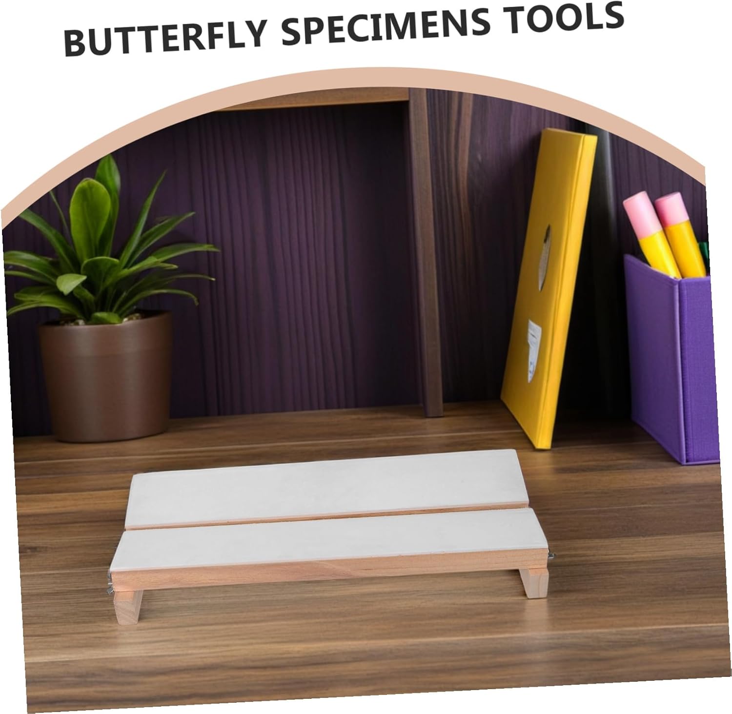 Cabilock Butterfly Specimen Tool Specimen Spreading Board Adjustable Butterfly Wings Display Board Butterfly Pinning Board Mounting Science Butterfly Boards Kids Insect Butterflies Foam