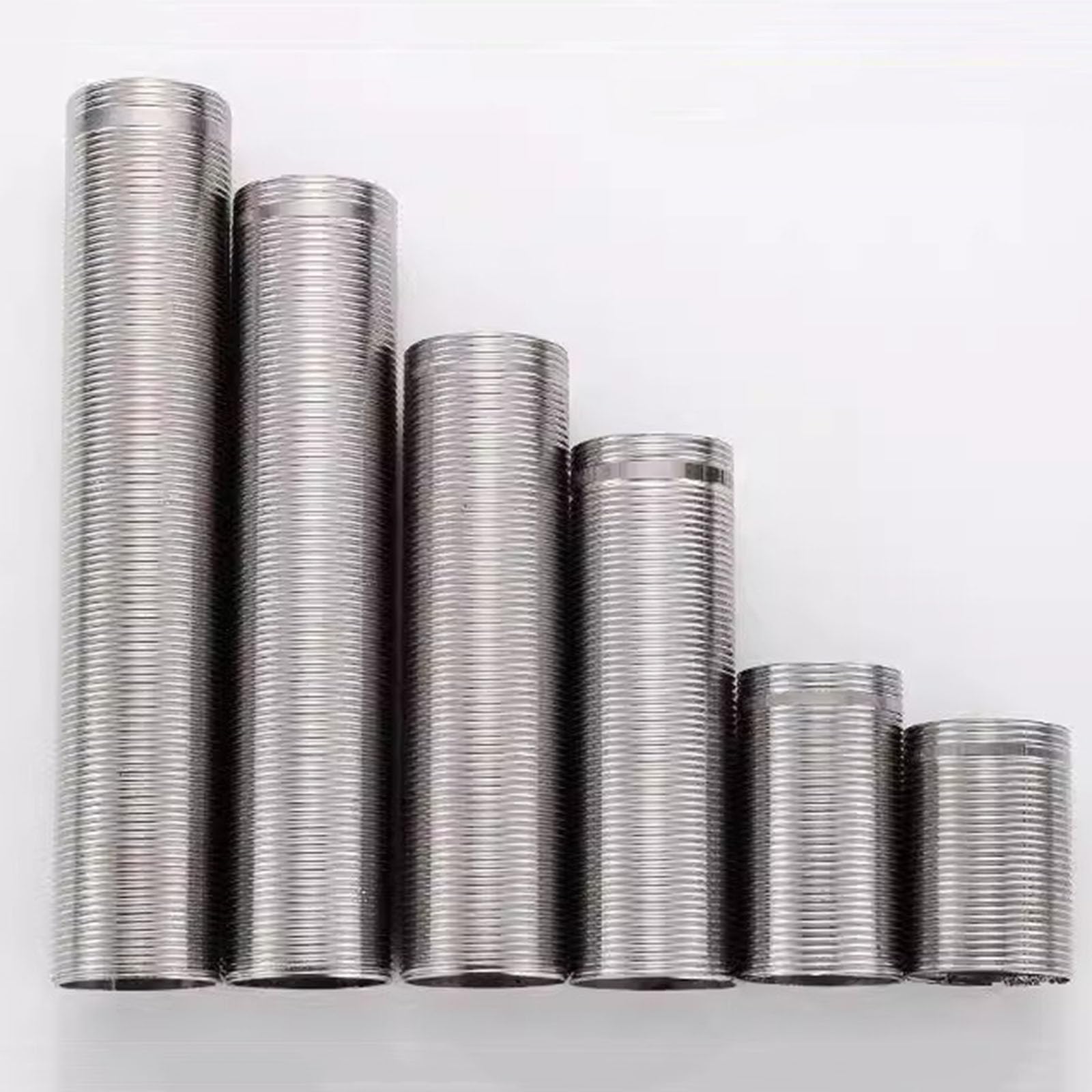 Aeratore per rubinetto esteso con tubo filettato per foro singolo caldo e freddo cucina e bagno lavello fisso in acciaio inox design 32 * 170 mm ed elegante.