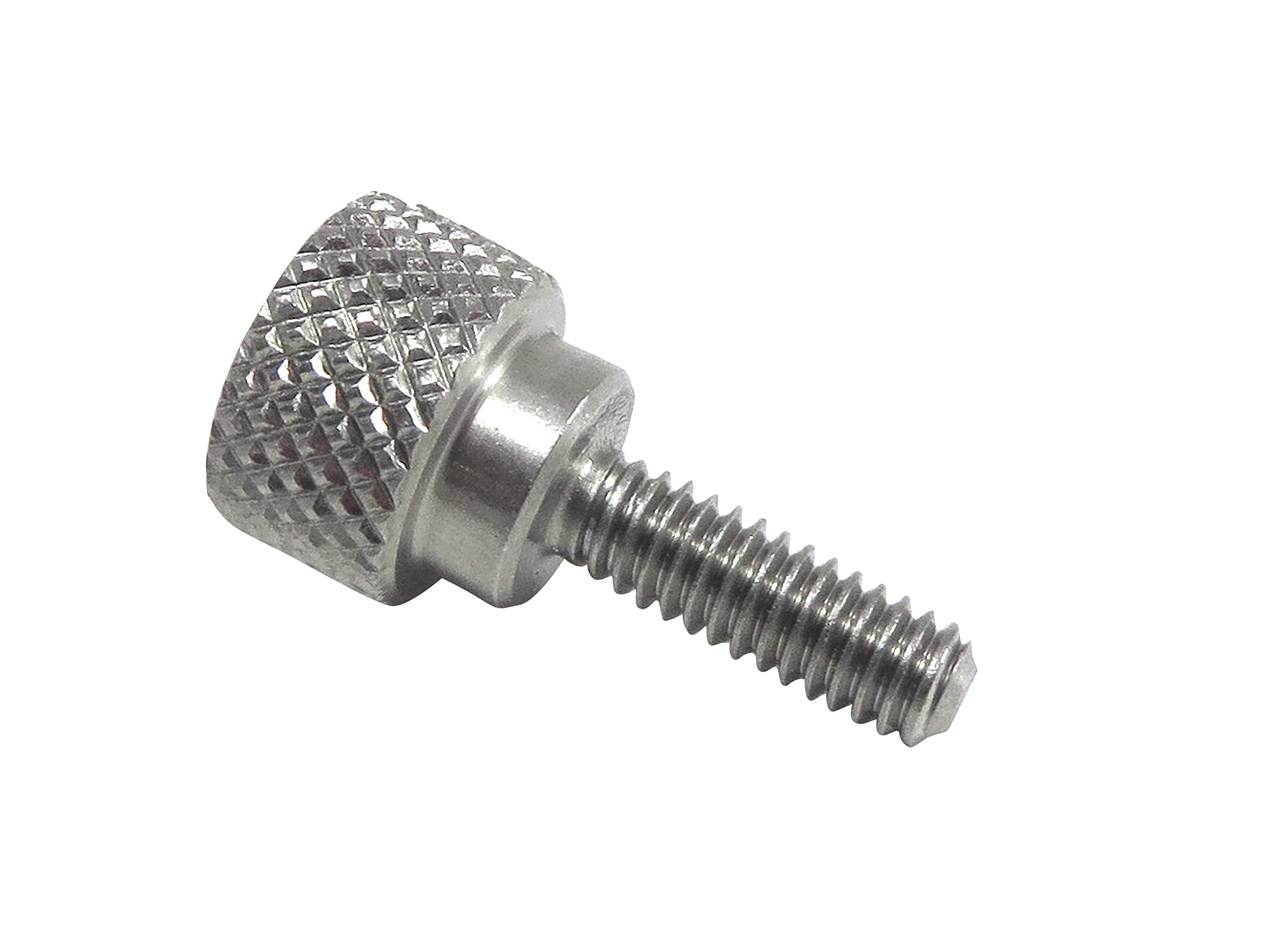 3 Viti A Pollice Zigrinate In Acciaio Inox 18-8, Testa Stretta, Filetto 10-24 X 1/2 Pollice, USA